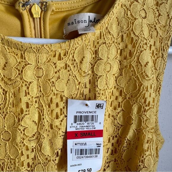 NWT maison jules lace fit and flare mini dress 70844msy50 size XS - Picture 3 of 6